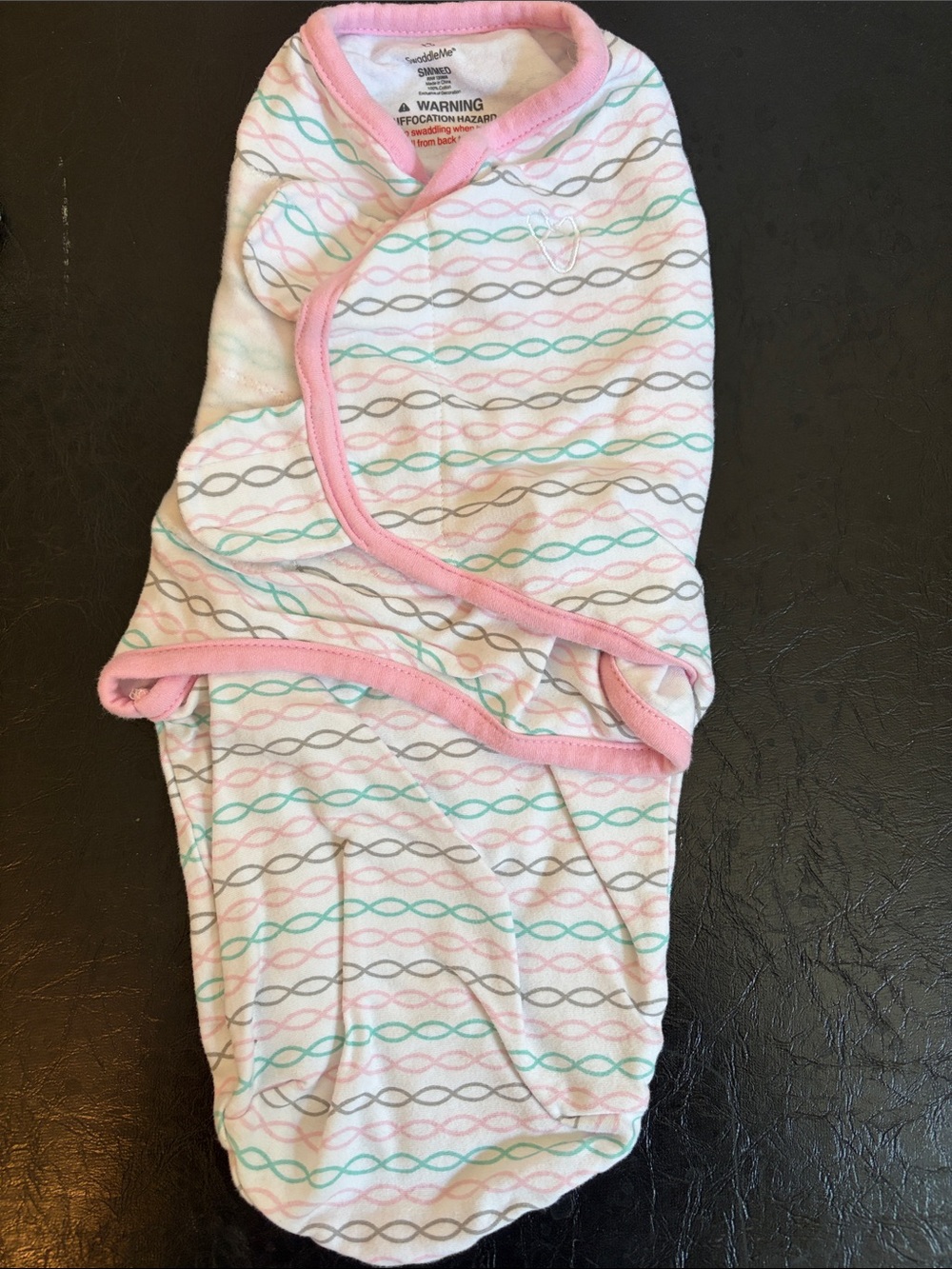 SwaddleMe Pink, Mint & Gray Patterned Baby Sleep Sack